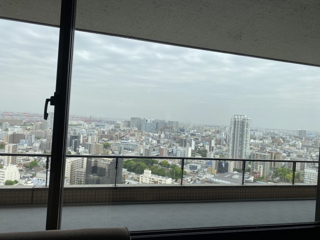 東京マリオットホテルクラブラウンジ景色
